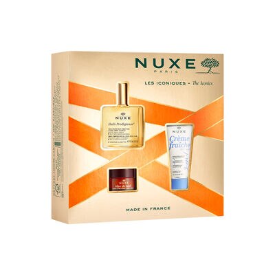 KIT NAVIDEÑO CON LOS PRODUCTOS ICÓNICOS NUXE